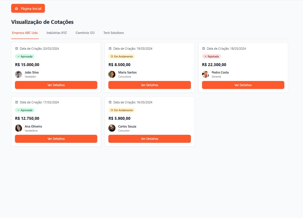 Commercial Quotation UI - After